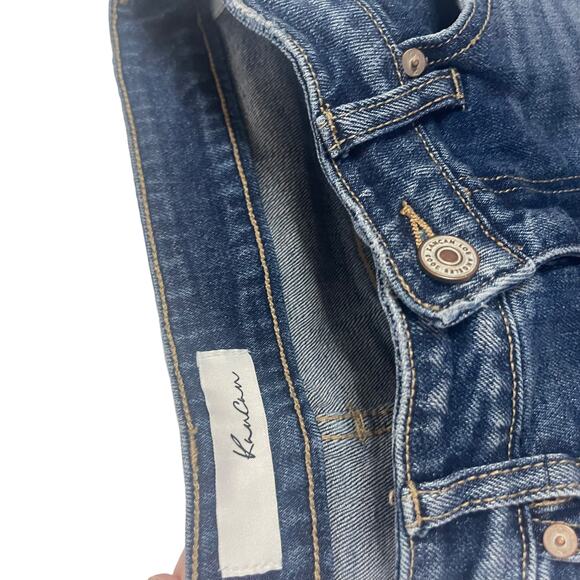 KanCan Women's Size 9/28 Medium Wash High Rise Flare Western Jeans - Picture 8 of 12